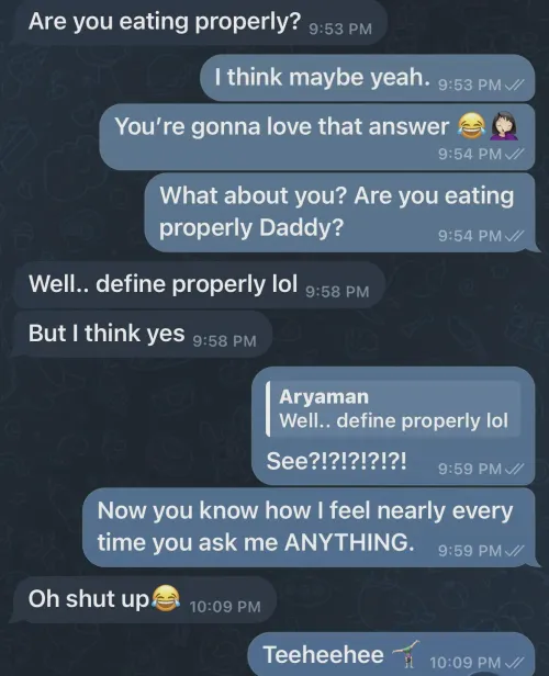 💗Bantering with Daddy💗