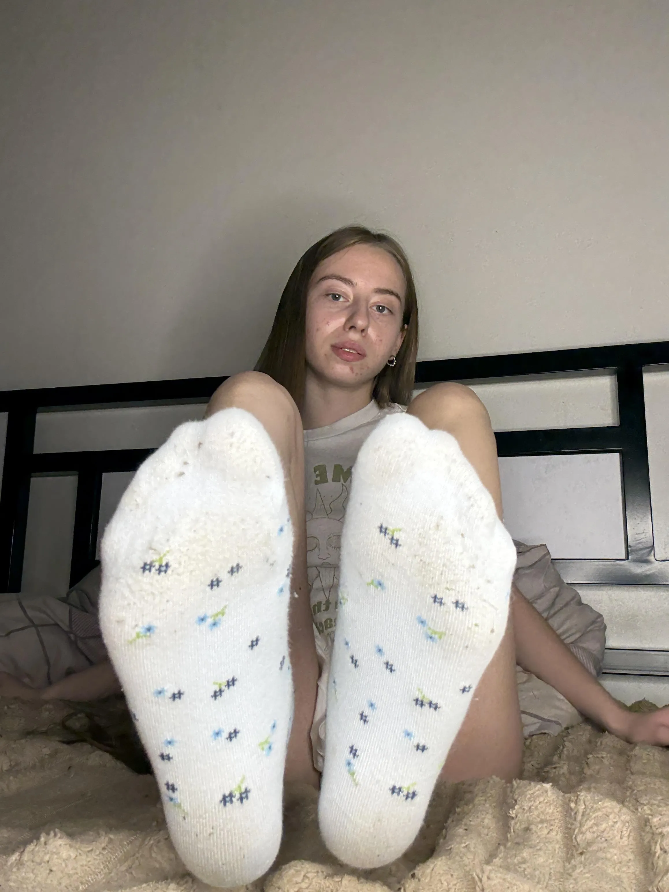 Great view of my  socks