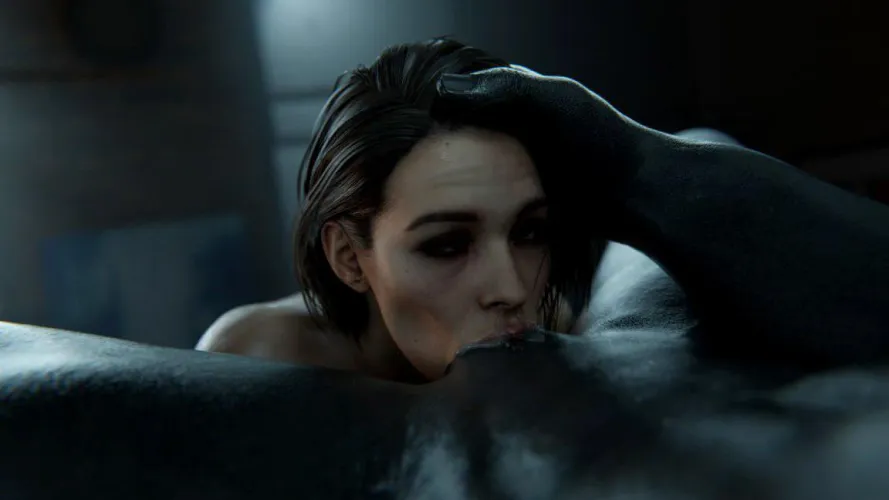 Jill Valentine and Mr X (stephanie23) [Resident Evil]