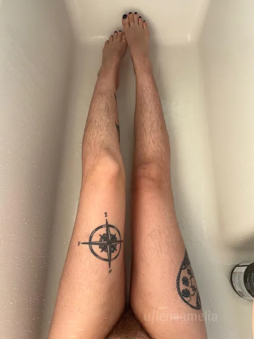 Just finished bathing!