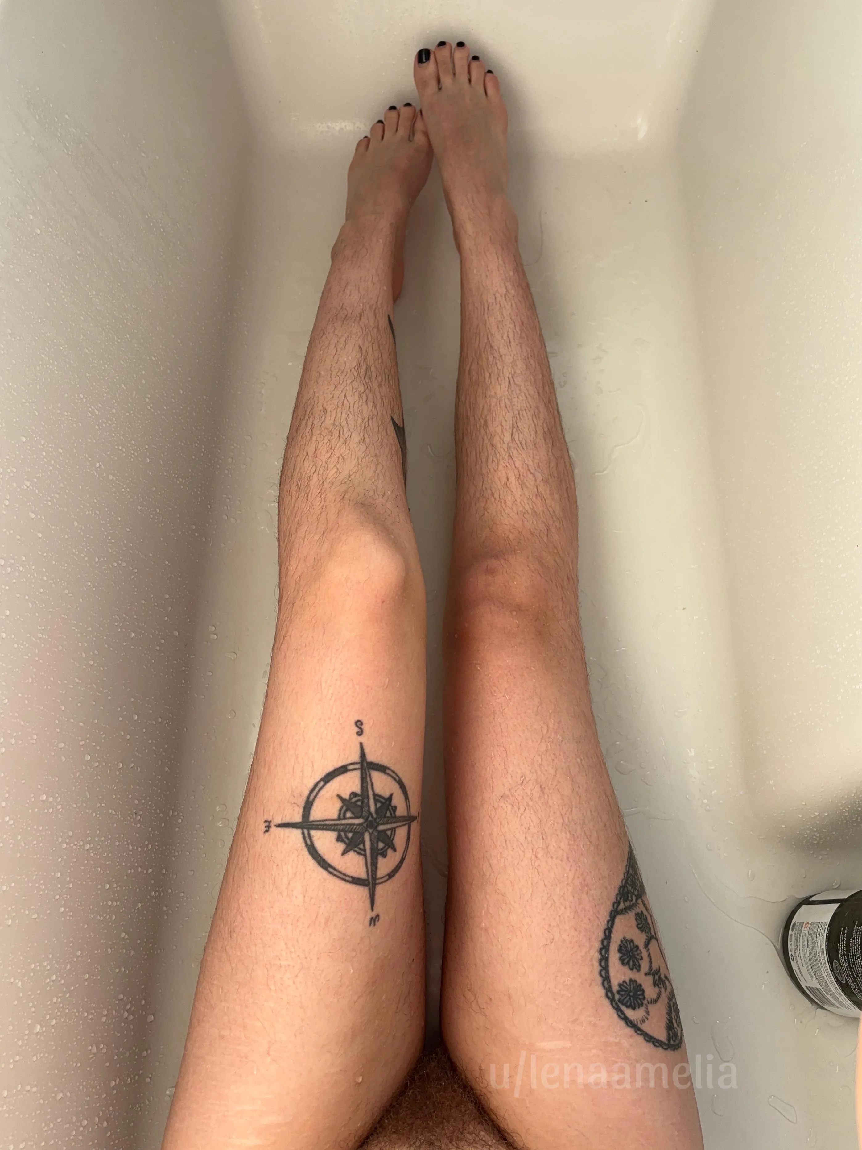 Just finished bathing!