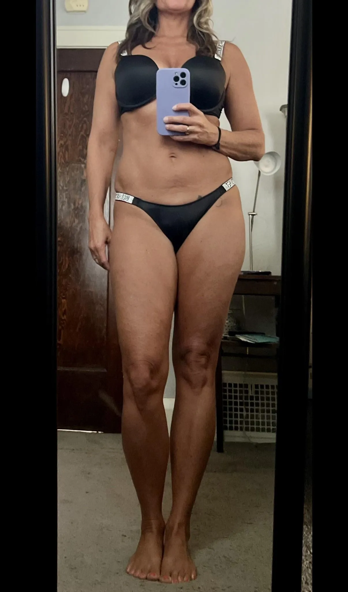 My go to when not sure what to wear…black VS bling (F53)