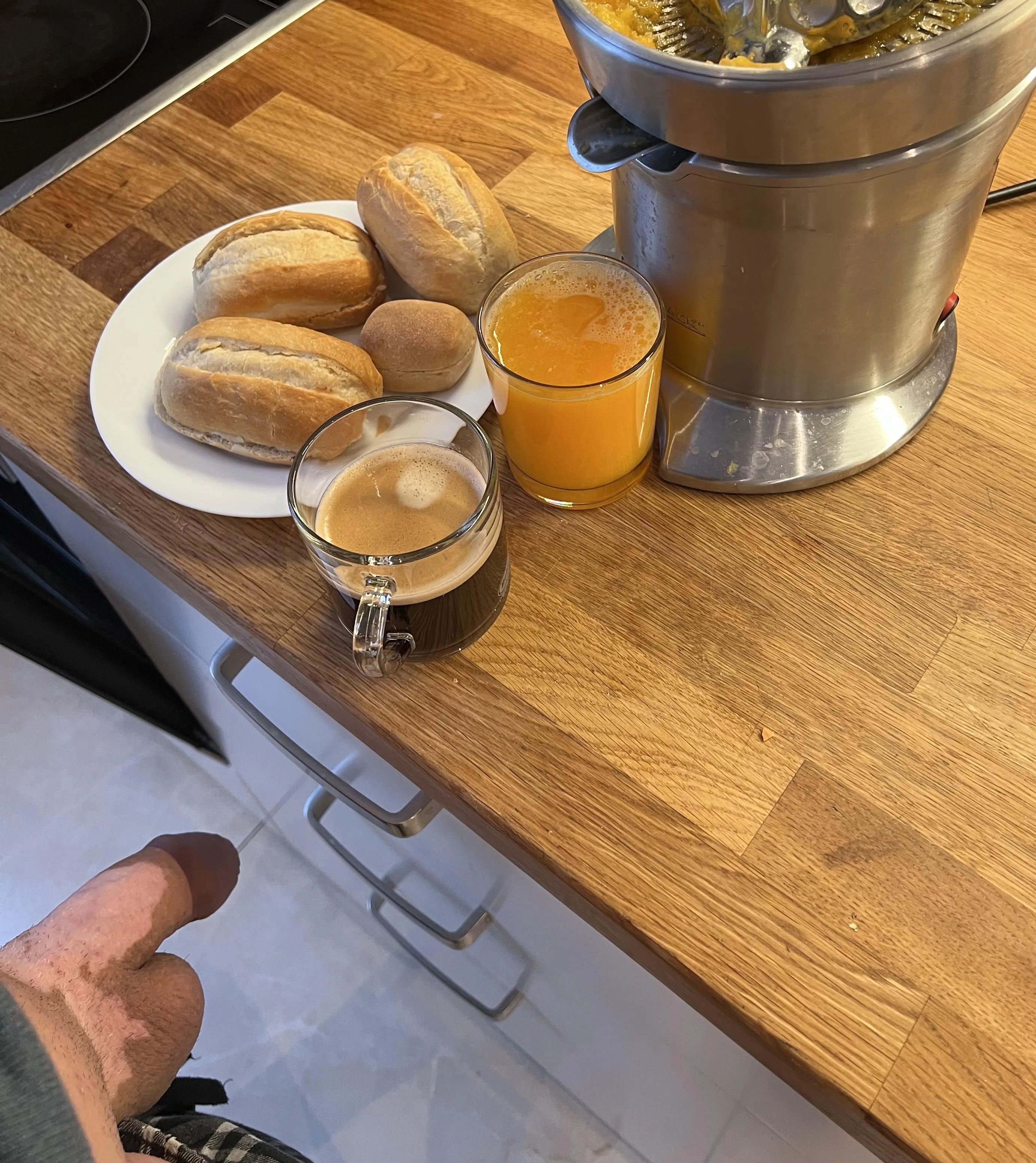 Darf ich dich zum Frühstück einladen?