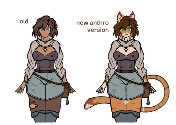 I decided to make it an anthro cat