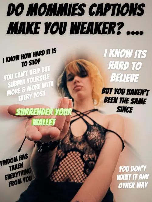 It’s ok to admit to your addictions…it’s only natural for men like you to be obsessed with such things…you’re not alone in this…follow my lead and let me guide you even further…