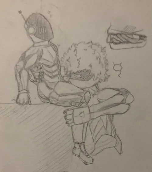 Not cannon, but peak anyways (my characters)