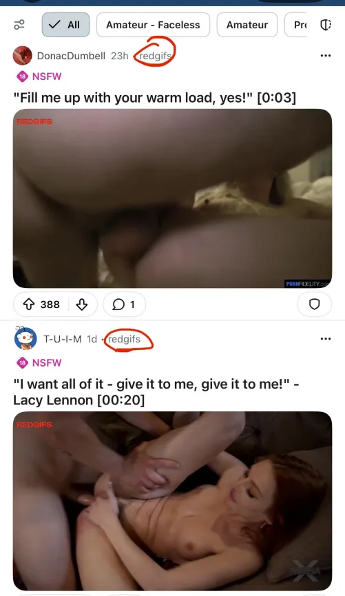 Why isn’t there sound? Tap the redgif link…