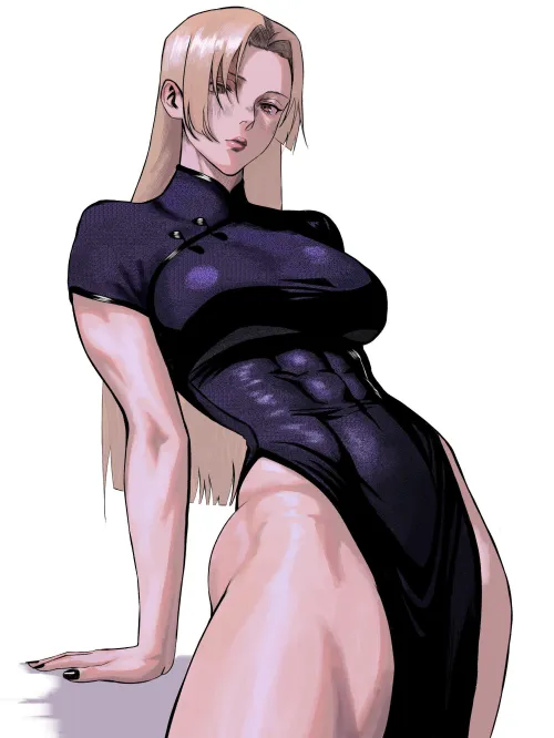 Yuki Tsukumo Qipao (Xlee_knightIII) [Jujutsu Kaisen]