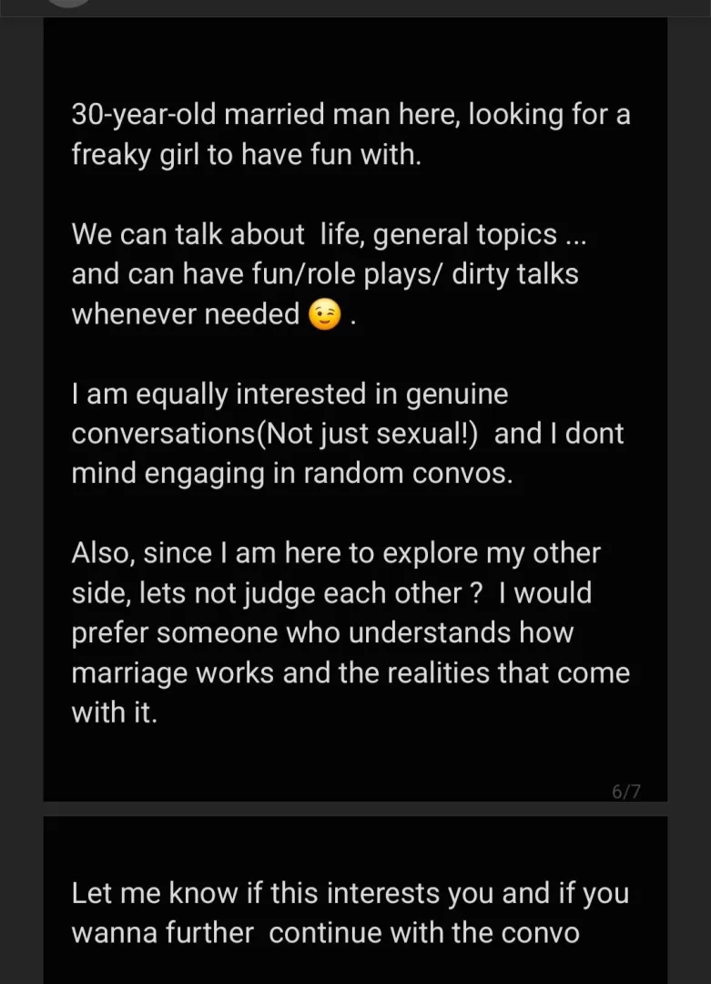 30[m] Married, Looking for matured females who are into Dominant married men