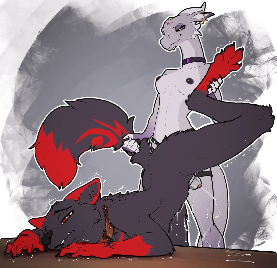 Darkwolf Creaming his Cage (ruaidri) [MF]