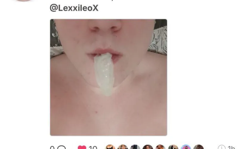 Eating what Alpha gave him …like a good boy 😈😈