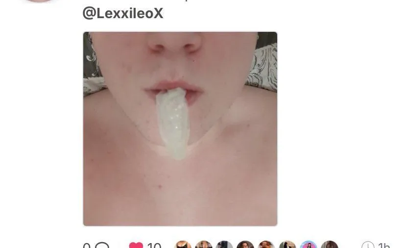 Eating what Alpha gave him …like a good boy 😈😈