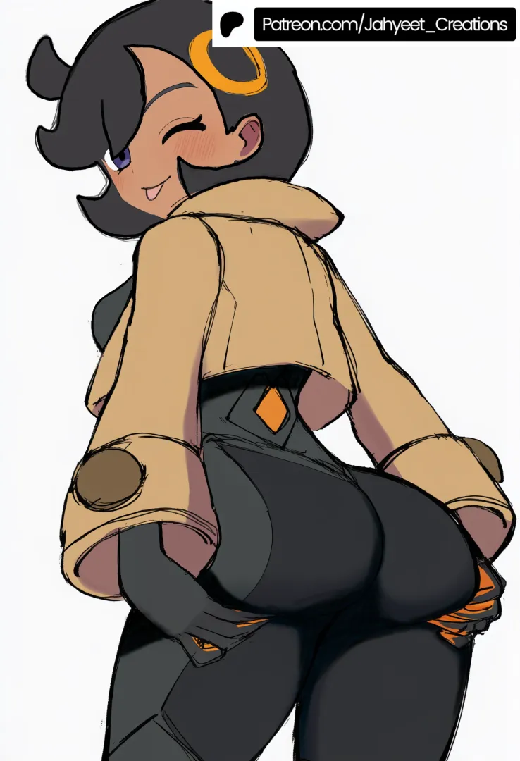 Emma showing off(pokemon za)