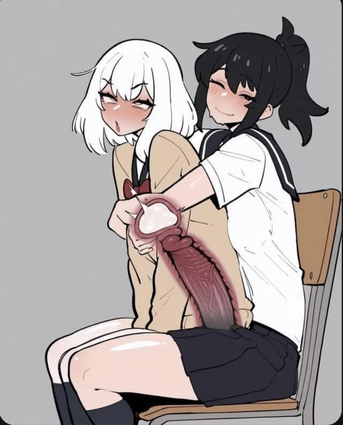 [F4Fu] friend wants to try her cock out