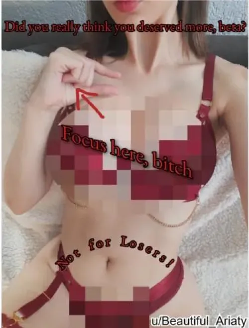 Focus on the things you deserve, beta!