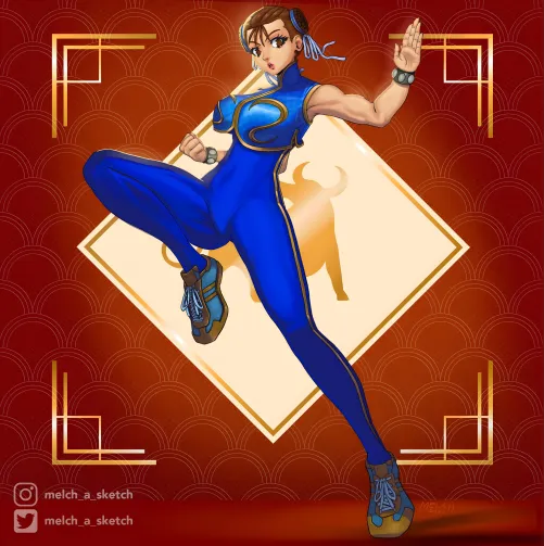 Happy New Year, Chun-Li (melch_a_sketch)