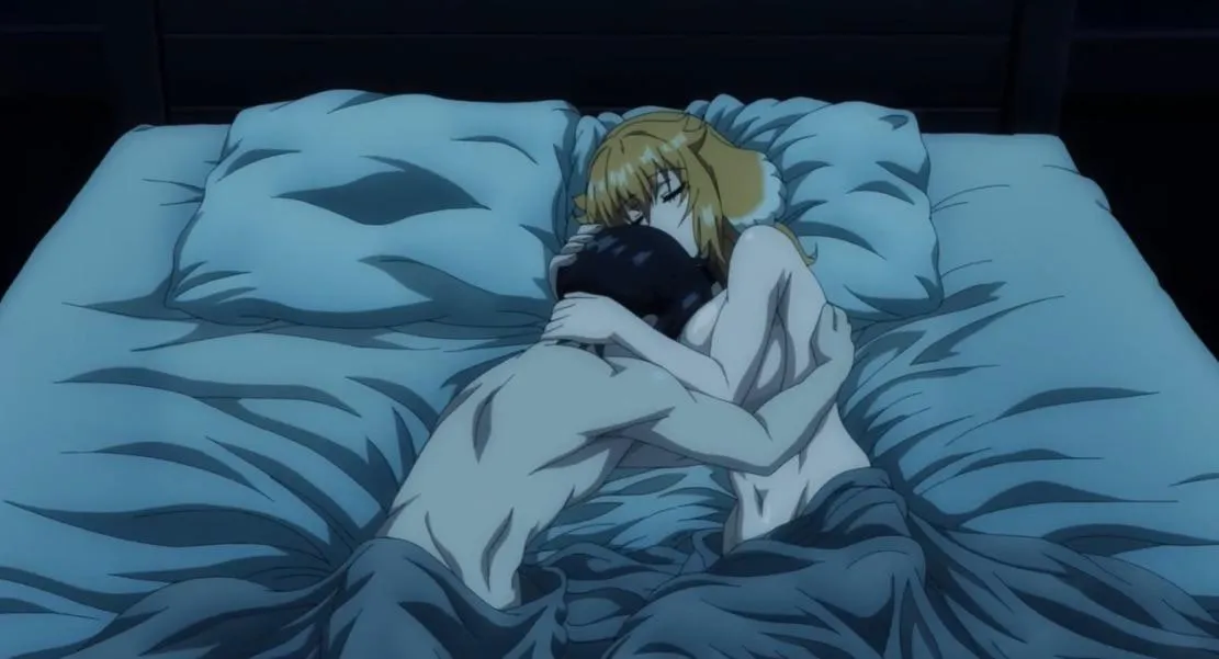 Hentai with breast pillow scenes like this!