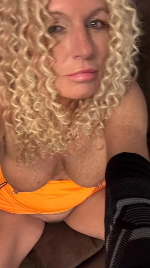 I thought only older guys were into these tit selfies 60f