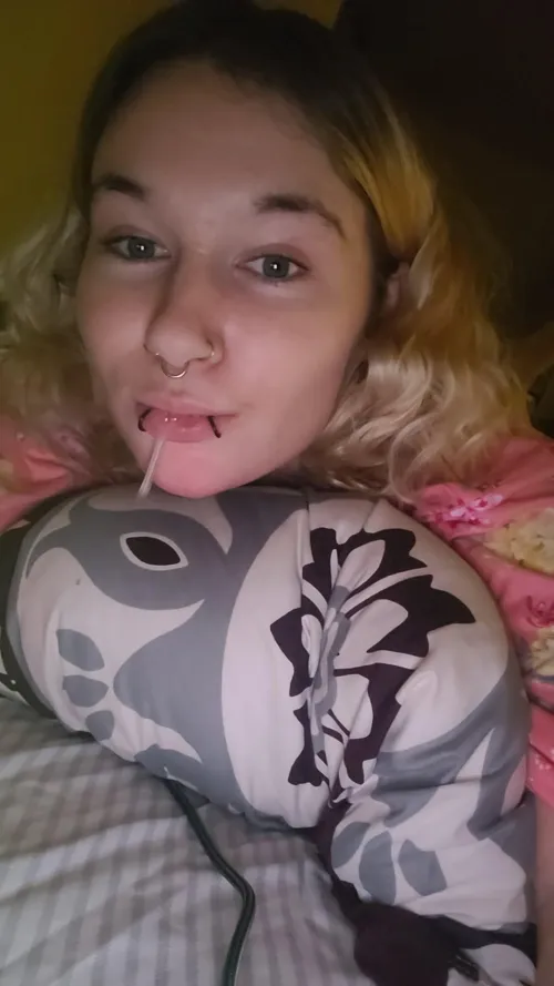 Let my drool drizzle down your cock