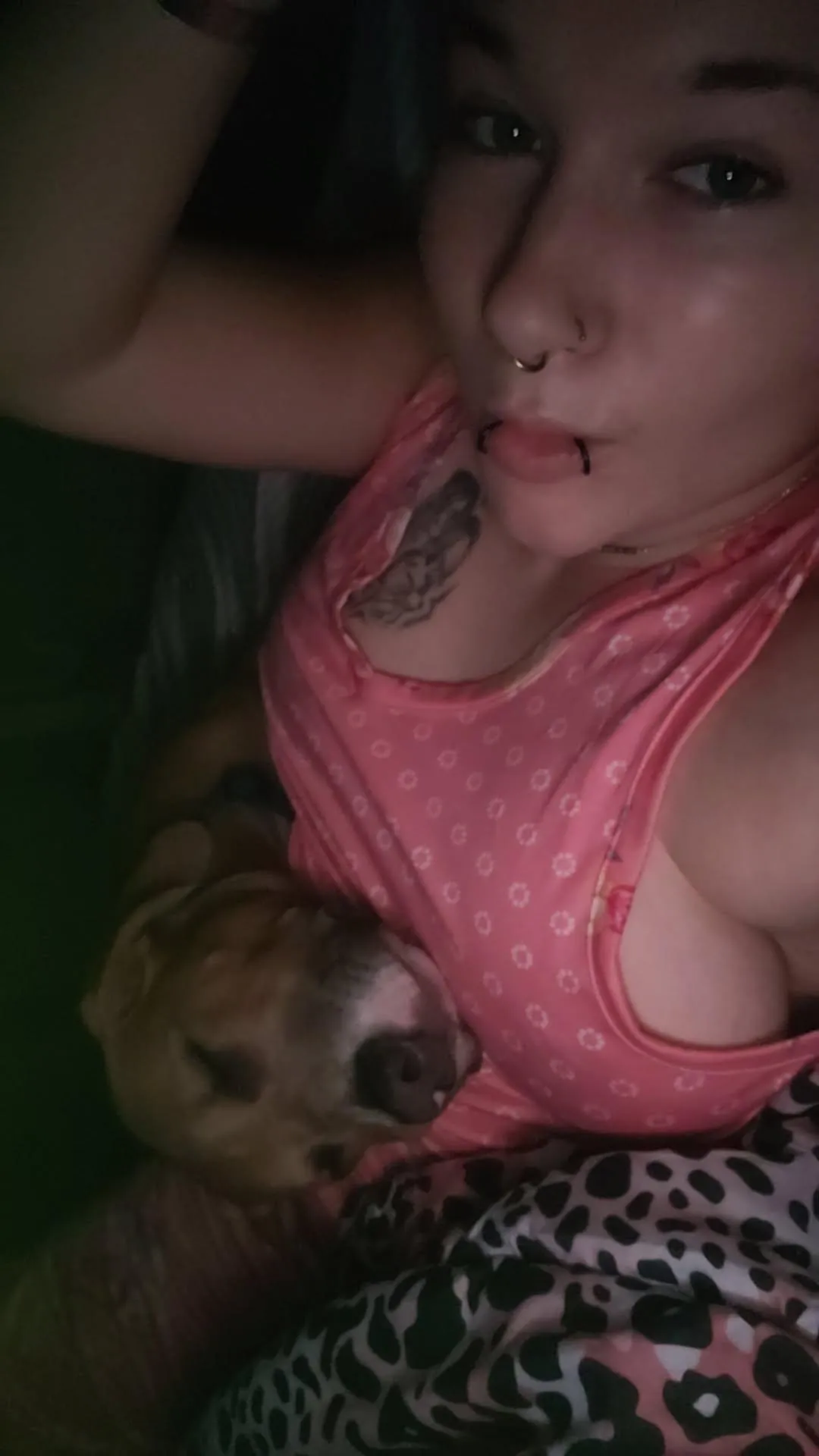 Little bit of a side boob in my pajamas