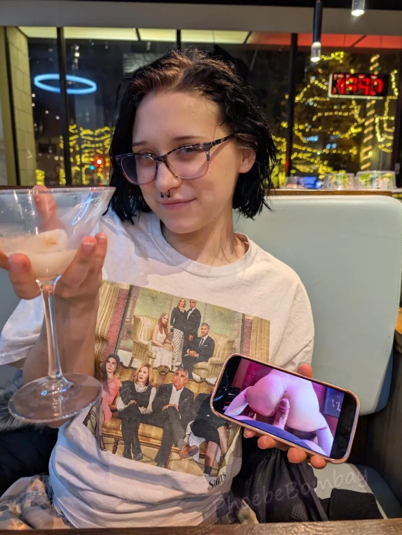 Lychee martini and cumshots