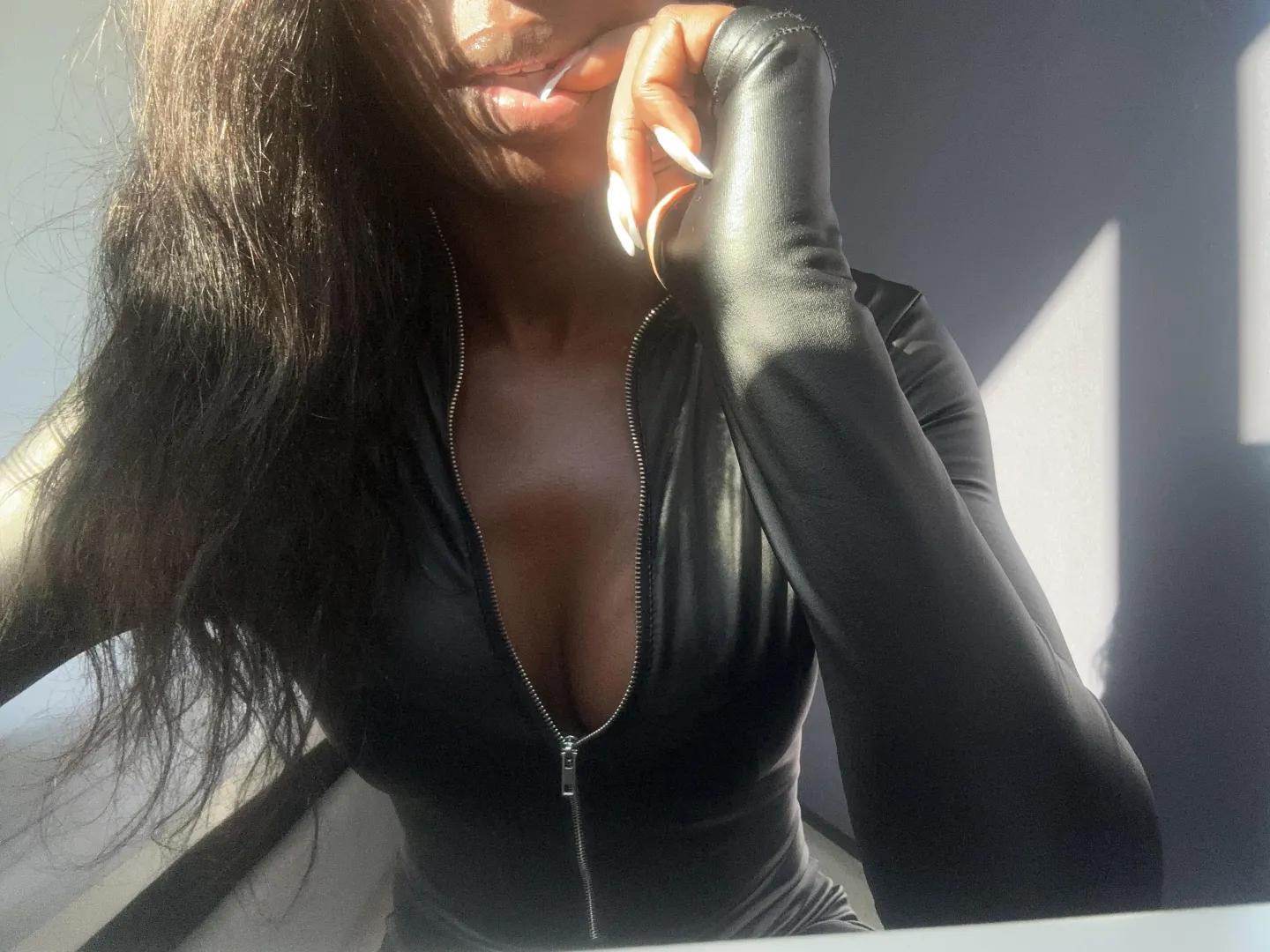 My cleavage alone is enough to send your beta brain into orbit.