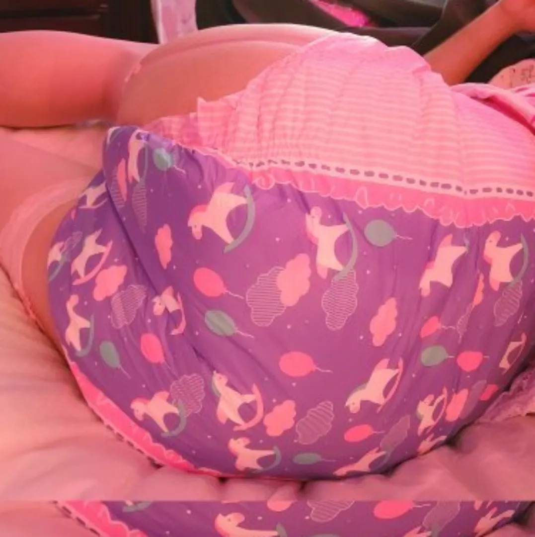 My diapered butt after a long day at work