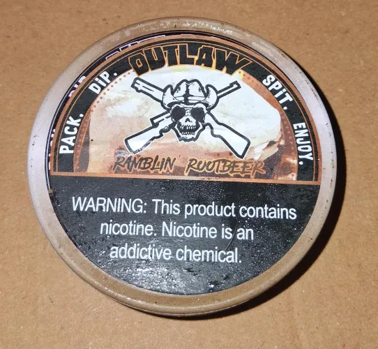 My last can of Outlaw Root Beer.