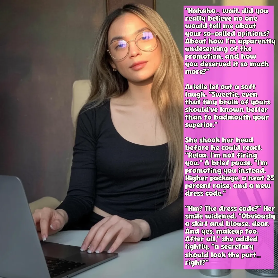 New Secratary - Feminization Caption