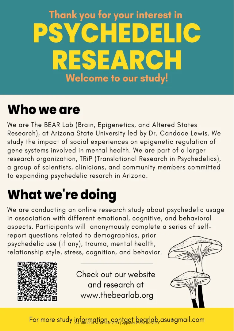 Participate in Psychedelic Research