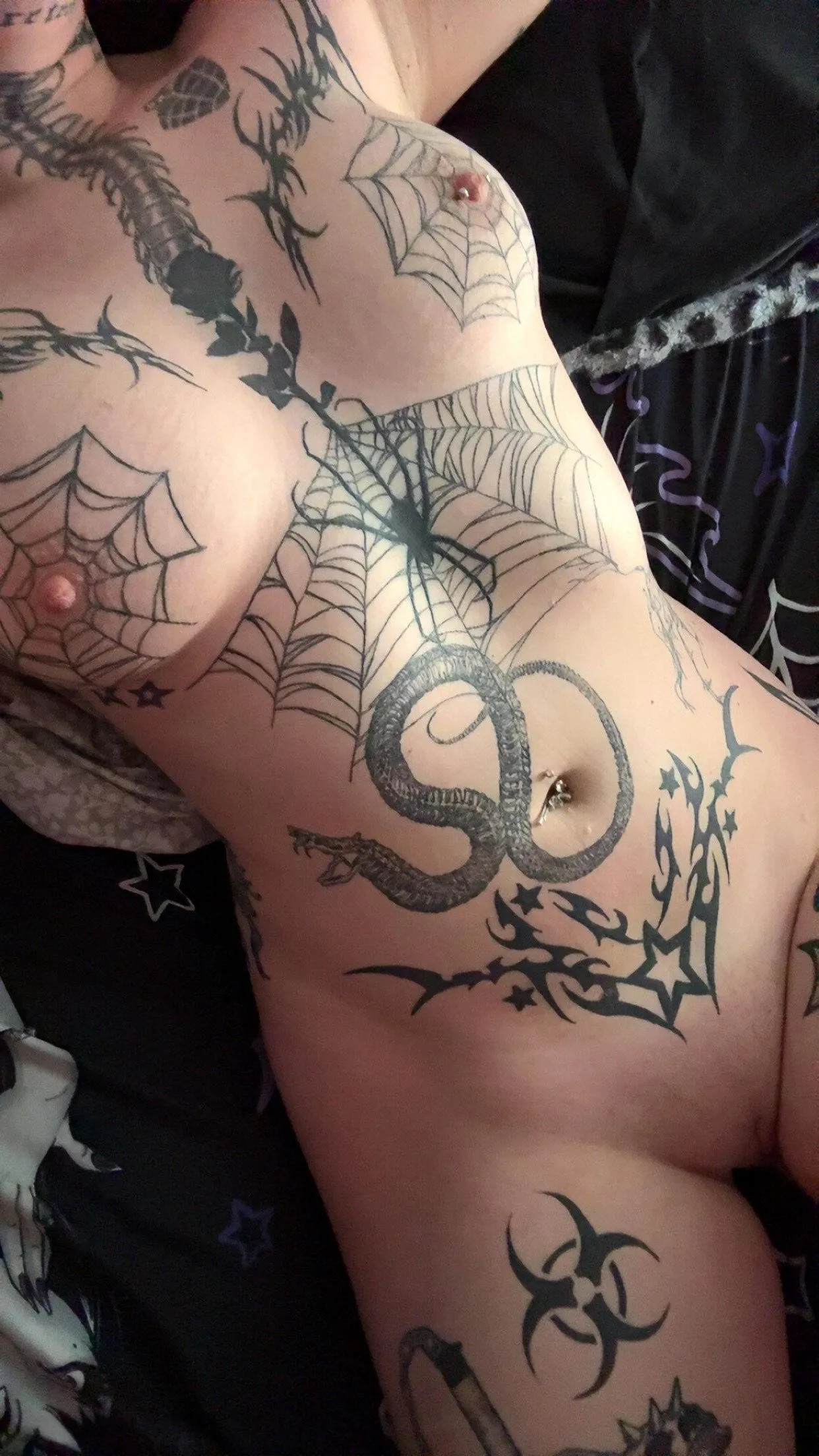 Picture us in the changing room by ourselves