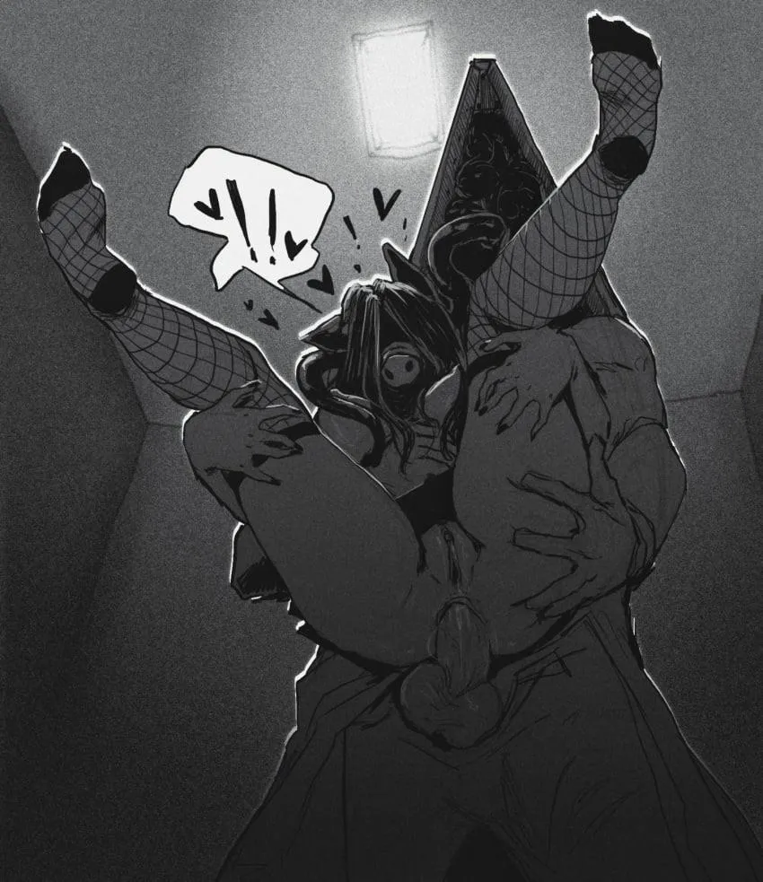 Pyramid head made a new friend in the trials (CrabFairly)