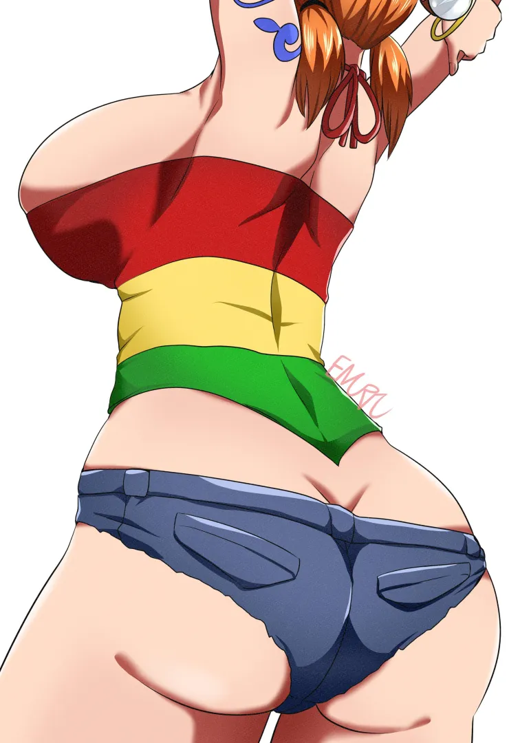 Spilling out of her outfit