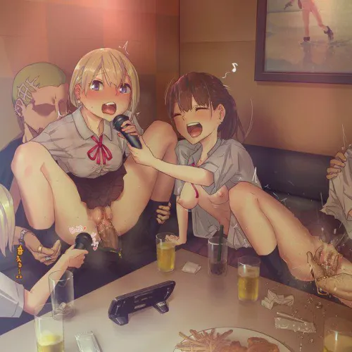 The karaoke turned extra special tonight for the girls