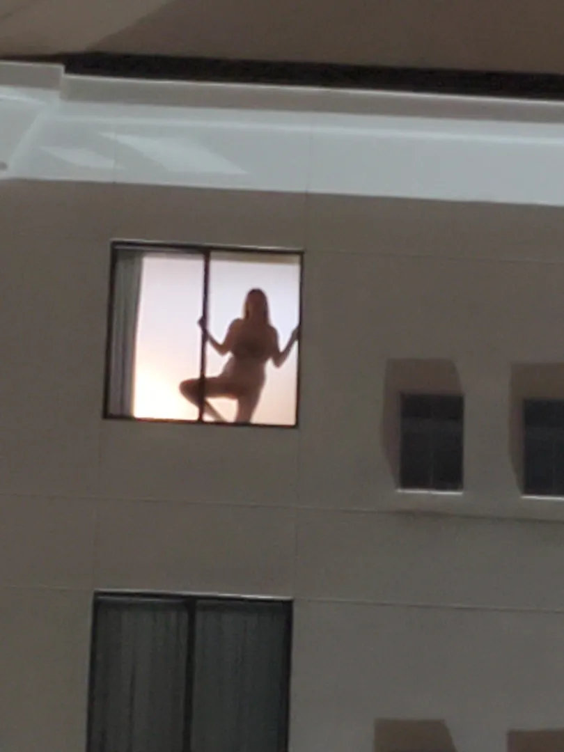 Was talking to the youth minister. And he mentioned seeing something in the windows at our last retreat. I asked him what it was4. Seems he did see, he just didn't know who it was