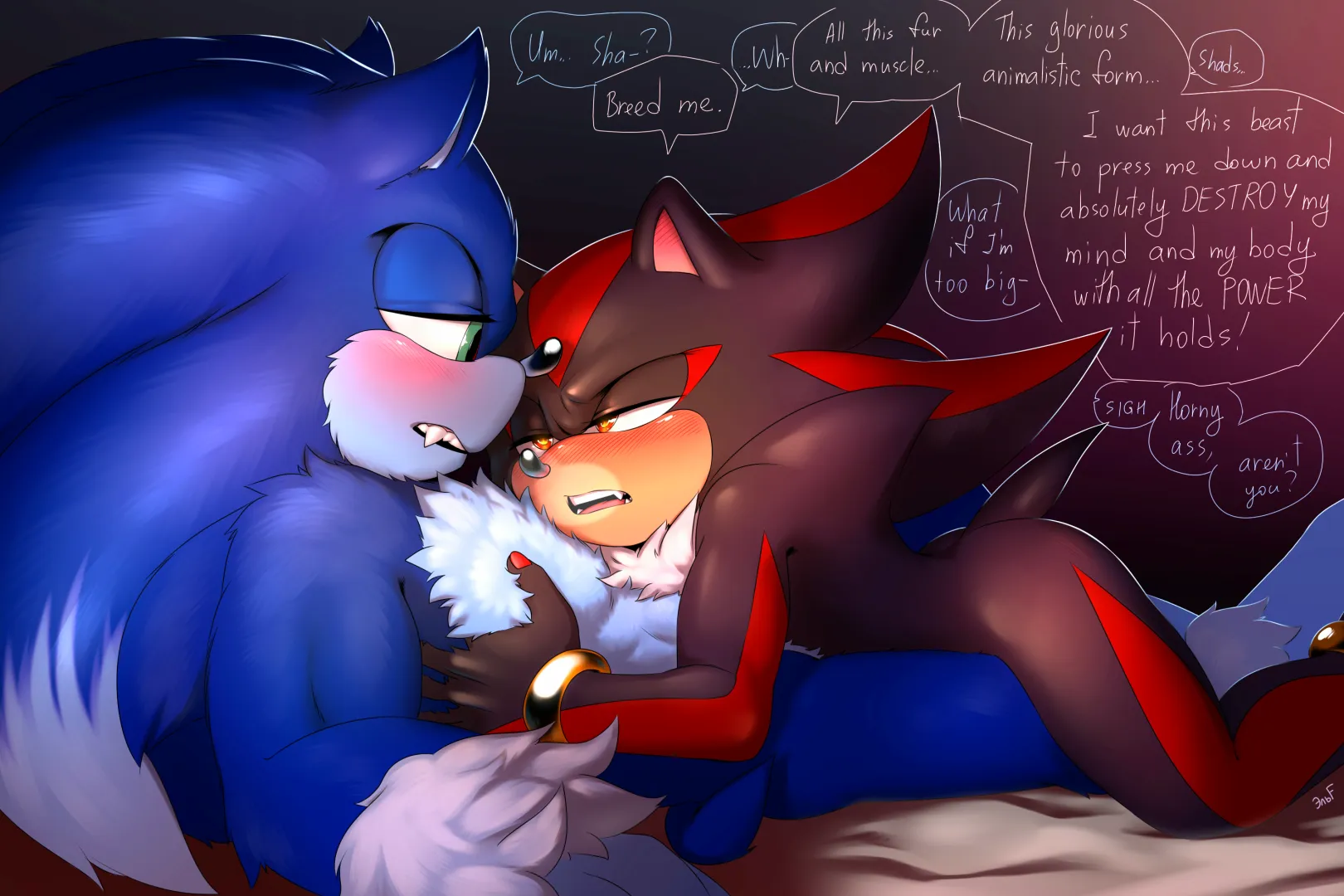 Werehog and Shadow [MM] (KrazyELF)