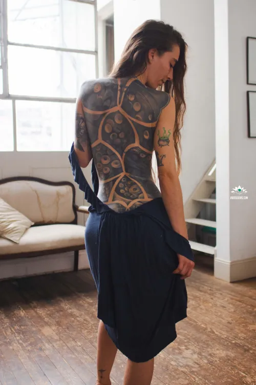 You are not ready to see the ink under my dress