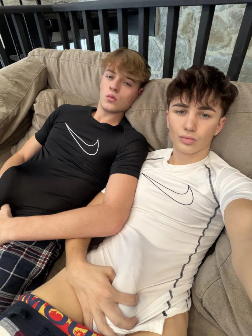 A casual day at home having a good time