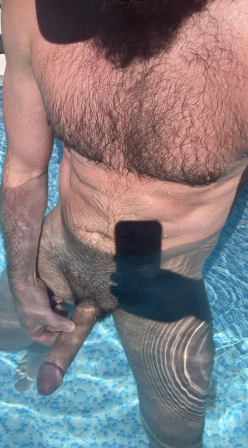 A dad with his cock out.