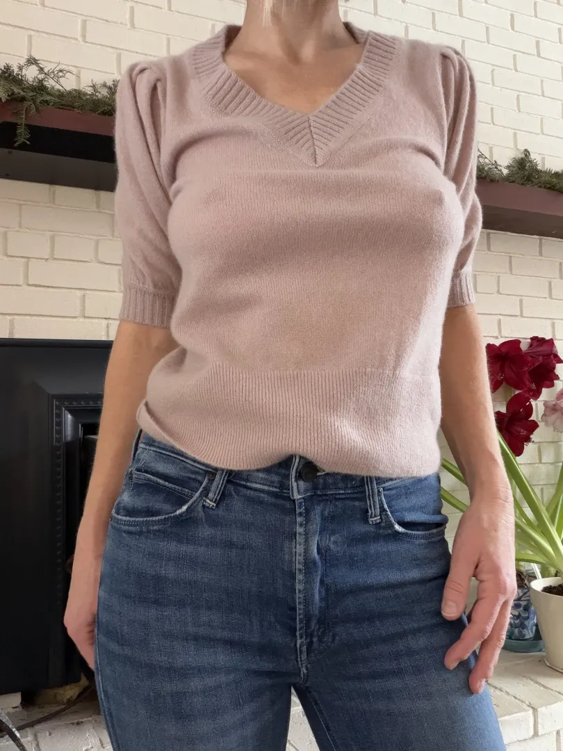 A ripple in soft wool