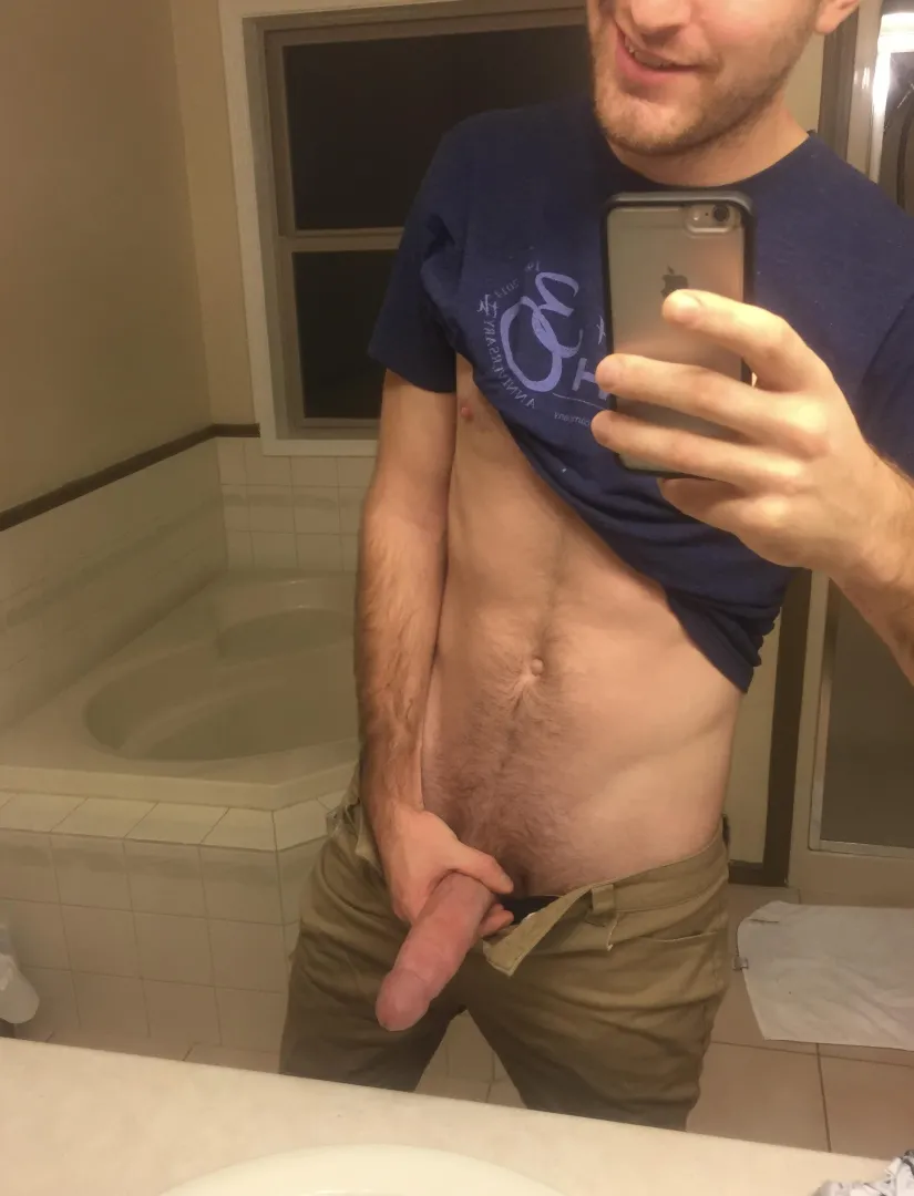 About to step into the shower, who wants to join?