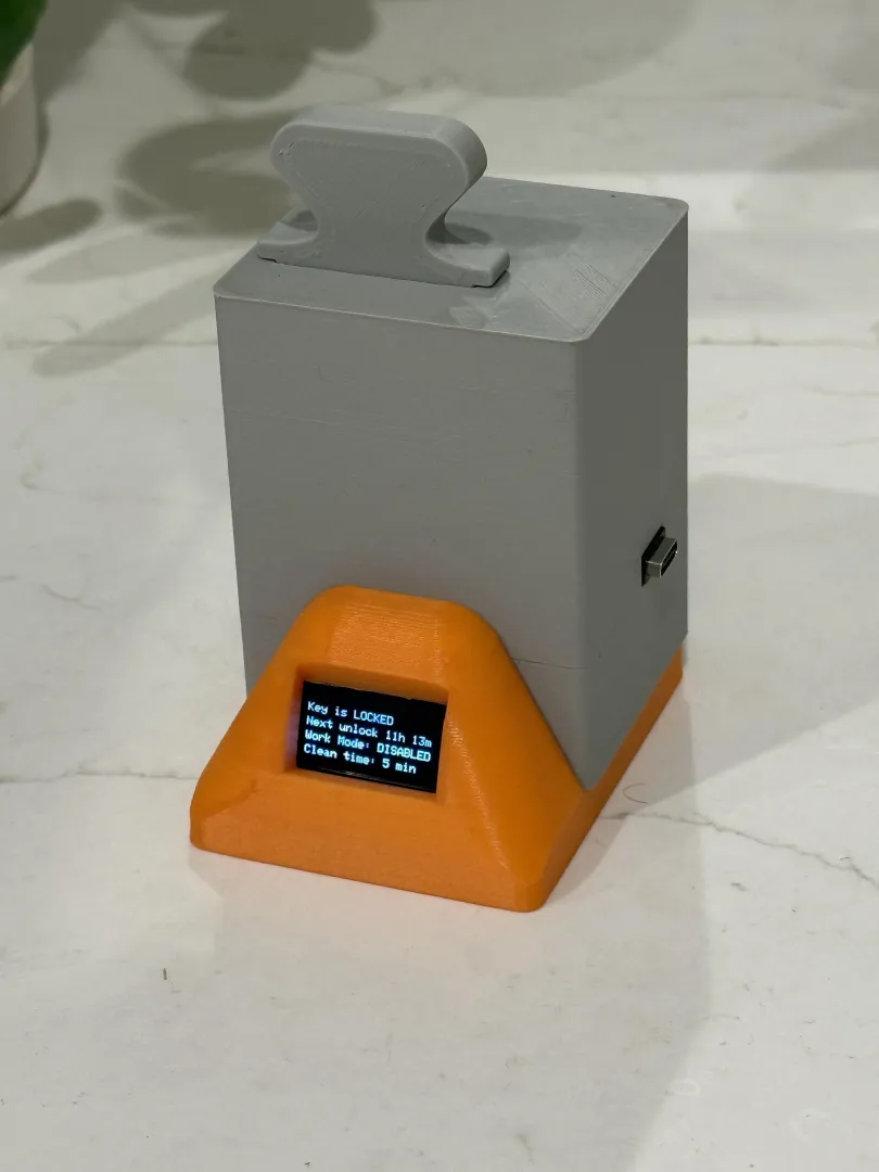 Automated lock box for chastity cleanings and more update