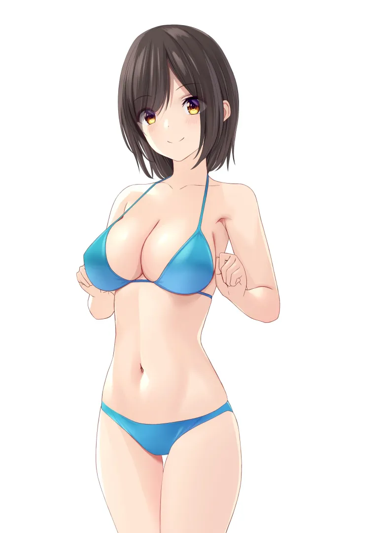 Cutie in Blue (maruikoi4 on Pixiv) [Artist's OC]