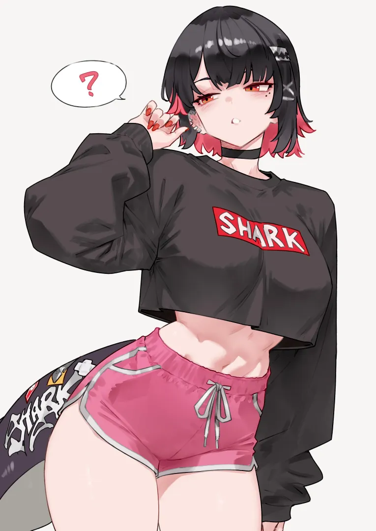 Ellen in dolphin shorts (bluefield) [Zenless Zone Zero]