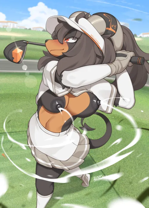 Golfer Houndoom [F] (zinfyu)