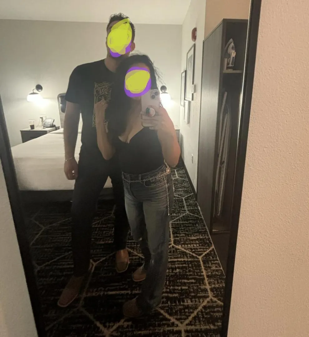 Hispanic couple looking for couples..preferably east valley m39f38 around similar ages..