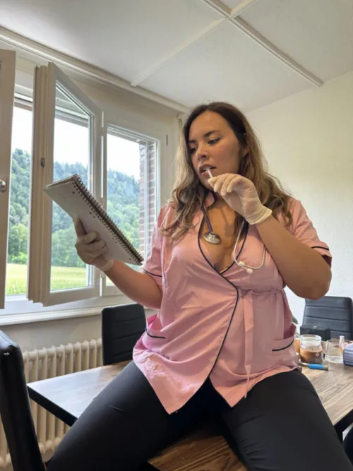 I note: patient addicted to my moans