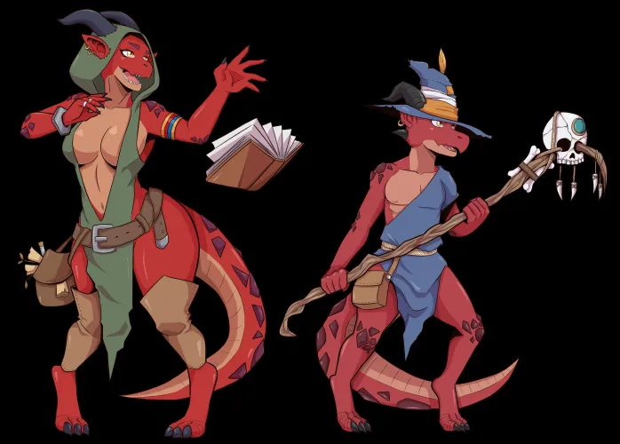 Kobold Sorcerers from my 18+ game Tabletops & Bottoms