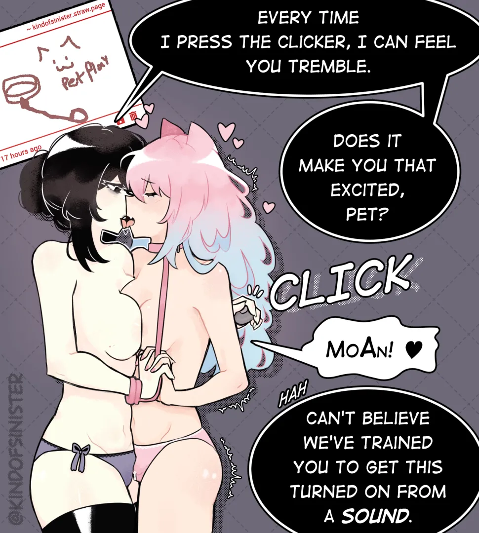 Leashed, clicker trained, and loved ꒰ა❤︎໒꒱ [OC]