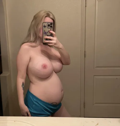 My tits are so big and full during this pregnancy